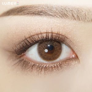 Best COLORED CONTACTS - LUMEYE Sunstone Brown Colored Contact Lenses - LUMEYE