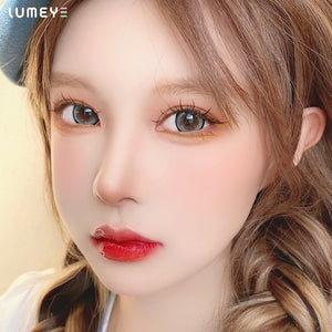 Best COLORED CONTACTS - LUMEYE Yogurt Gray Colored Contact Lenses - LUMEYE