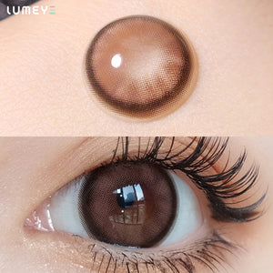 Best COLORED CONTACTS - LUMEYE Tiramisu Brown Colored Contact Lenses - LUMEYE