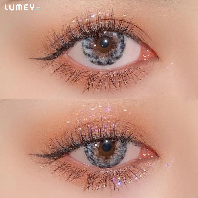 Best COLORED CONTACTS - LUMEYE Symphony Gray Colored Contact Lenses - LUMEYE