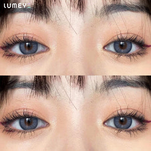 Best COLORED CONTACTS - LUMEYE Dense Fog Gray Colored Contact Lenses - LUMEYE