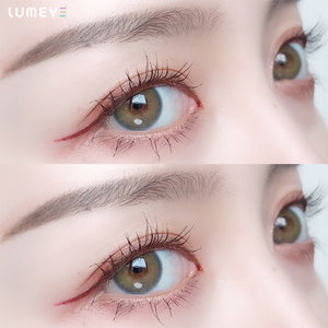 Best COLORED CONTACTS - LUMEYE Juicy Golden Brown Colored Contact Lenses - LUMEYE
