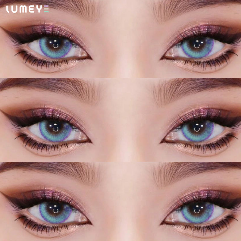Best COLORED CONTACTS - LUMEYE Anime Blue Colored Contact Lenses - LUMEYE