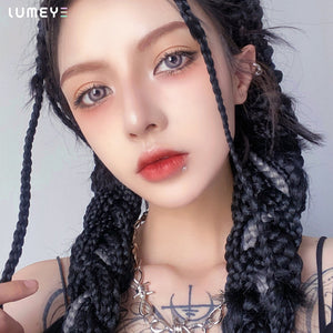 Best COLORED CONTACTS - LUMEYE Siam Purple Colored Contact Lenses - LUMEYE