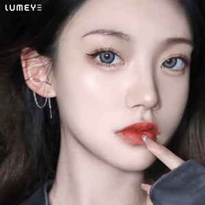 Best COLORED CONTACTS - LUMEYE Hanabi Gray Colored Contact Lenses - LUMEYE