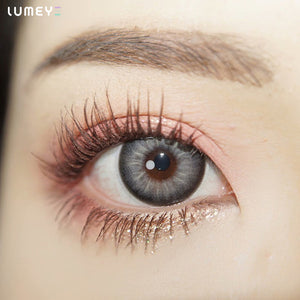 Best COLORED CONTACTS - LUMEYE Hanabi Gray Colored Contact Lenses - LUMEYE
