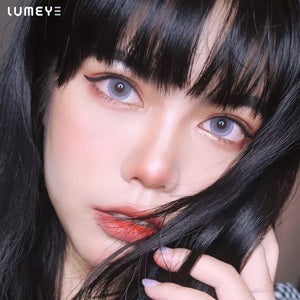Best COLORED CONTACTS - LUMEYE Hazy Gray Colored Contact Lenses - LUMEYE