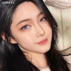 Best COLORED CONTACTS - LUMEYE Misty Purple Colored Contact Lenses - LUMEYE