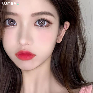 Best COLORED CONTACTS - LUMEYE Summer Pink Colored Contact Lenses - LUMEYE