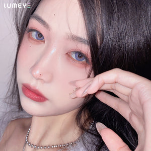 Best COLORED CONTACTS - LUMEYE Grape Purple Colored Contact Lenses - LUMEYE