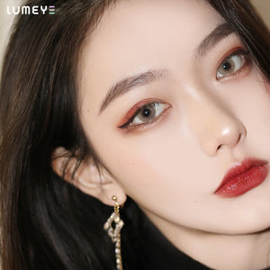 Best COLORED CONTACTS - LUMEYE Polar Lights Brown Colored Contact Lenses - LUMEYE