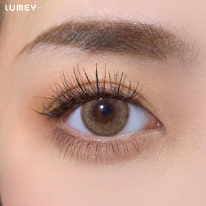 Best COLORED CONTACTS - LUMEYE Honey Brown Colored Contact Lenses - LUMEYE