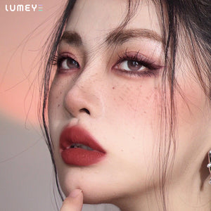 Best COLORED CONTACTS - LUMEYE Rouge Rose Gray Colored Contact Lenses - LUMEYE