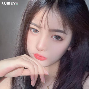 Best COLORED CONTACTS - LUMEYE Yogurt Gray Colored Contact Lenses - LUMEYE