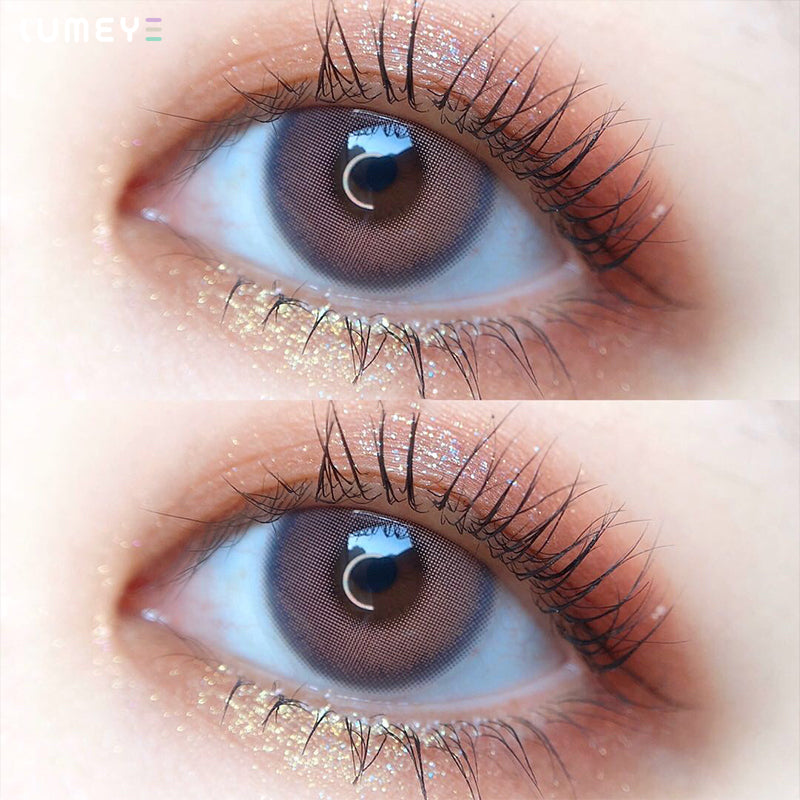 Best COLORED CONTACTS - LUMEYE Juicy Peachy Pink Colored Contact Lenses - LUMEYE