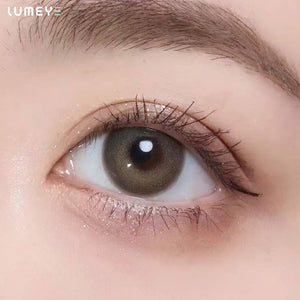 Best COLORED CONTACTS - LUMEYE Frozen Moon Brown Colored Contact Lenses - LUMEYE