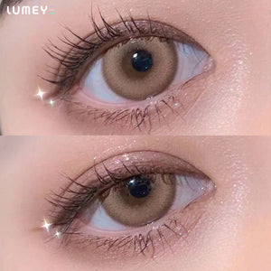 Best COLORED CONTACTS - LUMEYE Golden Mocha Brown Colored Contact Lenses - LUMEYE