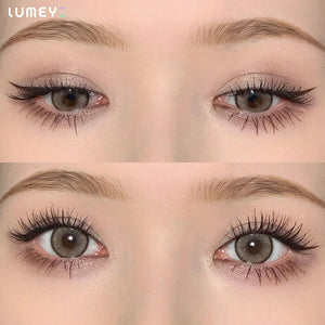 Best COLORED CONTACTS - LUMEYE Pumpkin Coach Brown Colored Contact Lenses - LUMEYE