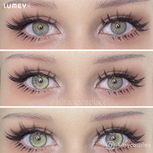 Best COLORED CONTACTS - LUMEYE Anime Brown Colored Contact Lenses - LUMEYE