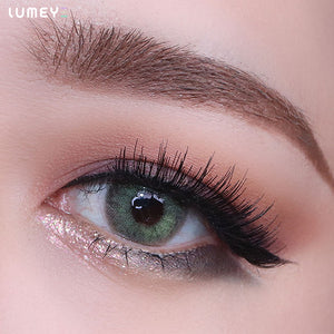 Best COLORED CONTACTS - LUMEYE Kitten Green Colored Contact Lenses - LUMEYE