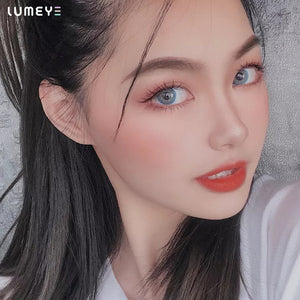 Best COLORED CONTACTS - LUMEYE Kitten Blue Colored Contact Lenses - LUMEYE