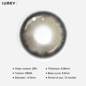 Best COLORED CONTACTS - LUMEYE Arctic Ice Brown Colored Contact Lenses - LUMEYE