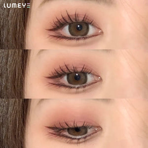 Best COLORED CONTACTS - LUMEYE Milk Chocolate Brown Colored Contact Lenses - LUMEYE