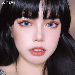 Best COLORED CONTACTS - LUMEYE Hazy Gray Colored Contact Lenses - LUMEYE