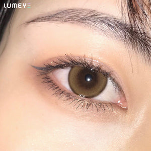Best COLORED CONTACTS - LUMEYE Winnie Brown Colored Contact Lenses - LUMEYE