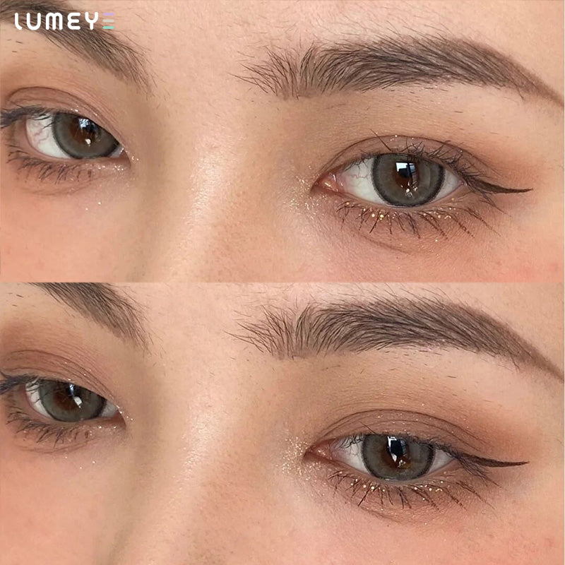 Best COLORED CONTACTS - LUMEYE Coconut Gray Colored Contact Lenses - LUMEYE