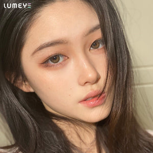 Best COLORED CONTACTS - LUMEYE Frozen Moon Brown Colored Contact Lenses - LUMEYE