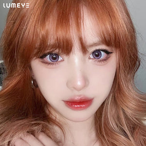 Best COLORED CONTACTS - LUMEYE Crystal Purple Colored Contact Lenses - LUMEYE