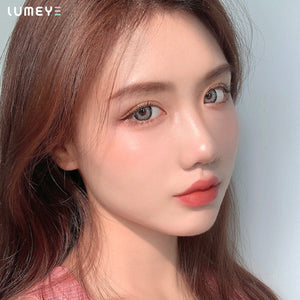 Best COLORED CONTACTS - LUMEYE Hanabi Gray Colored Contact Lenses - LUMEYE