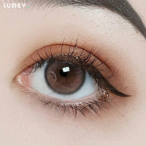 Best COLORED CONTACTS - LUMEYE Salvia Brown Colored Contact Lenses - LUMEYE