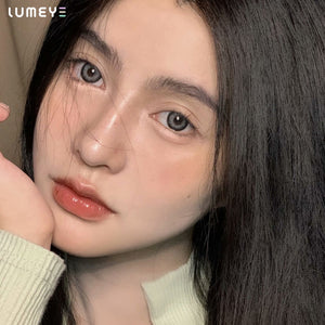 Best COLORED CONTACTS - LUMEYE Hanabi Gray Colored Contact Lenses - LUMEYE