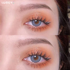 Best COLORED CONTACTS - LUMEYE Cheese Blue Colored Contact Lenses - LUMEYE