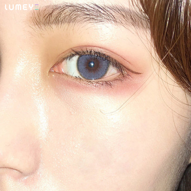Best COLORED CONTACTS - LUMEYE Dawn Blue Colored Contact Lenses - LUMEYE