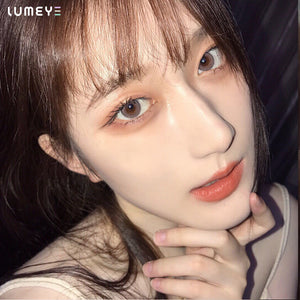 Best COLORED CONTACTS - LUMEYE Salvia Brown Colored Contact Lenses - LUMEYE
