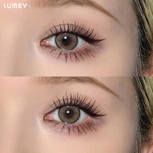 Best COLORED CONTACTS - LUMEYE Pumpkin Coach Brown Colored Contact Lenses - LUMEYE