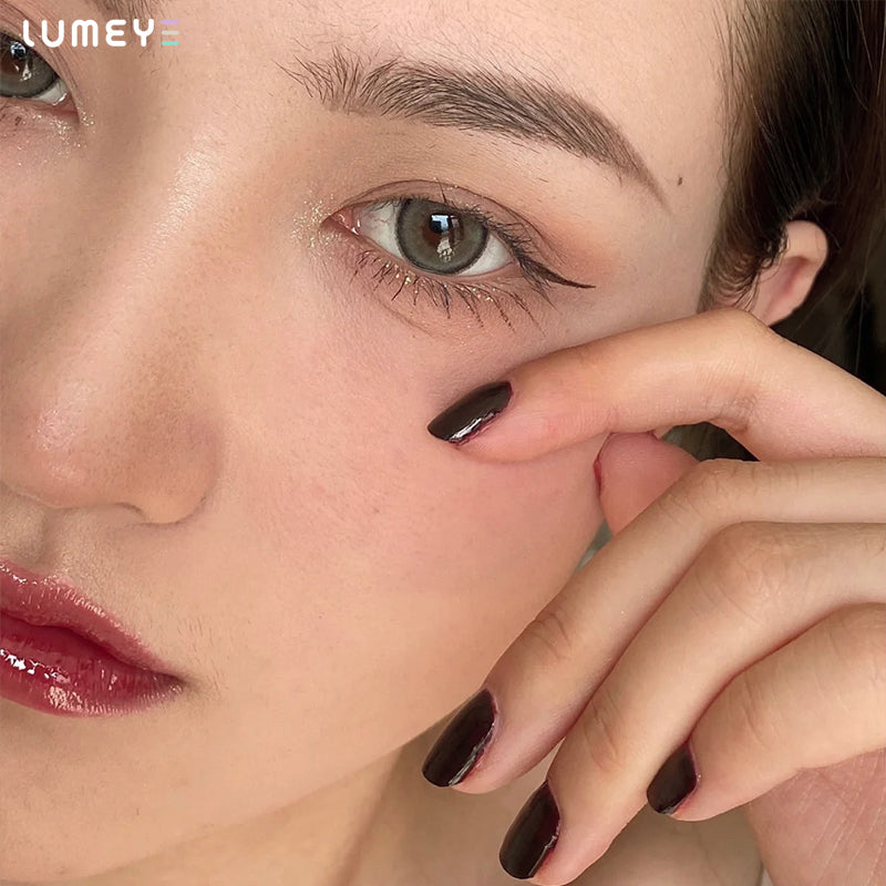 Best COLORED CONTACTS - LUMEYE Coconut Gray Colored Contact Lenses - LUMEYE