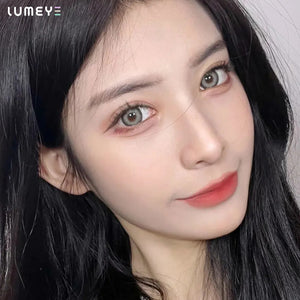 Best COLORED CONTACTS - LUMEYE Forest Gray Colored Contact Lenses - LUMEYE