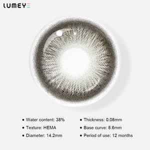 Best COLORED CONTACTS - LUMEYE Inception Black Colored Contact Lenses - LUMEYE