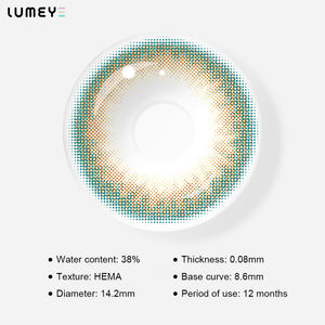 Best COLORED CONTACTS - LUMEYE Dorothy Green Colored Contact Lenses - LUMEYE