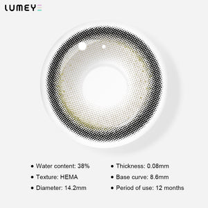 Best COLORED CONTACTS - LUMEYE Magical Black Colored Contact Lenses - LUMEYE