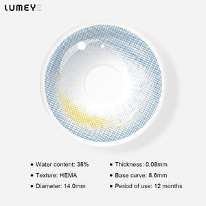 Best COLORED CONTACTS - LUMEYE Mermaid Tears Blue Colored Contact Lenses - LUMEYE