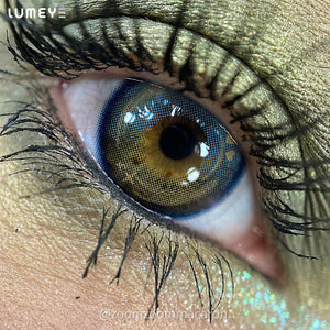 Best COLORED CONTACTS - LUMEYE Fairy Swamp Blue Colored Contact Lenses - LUMEYE