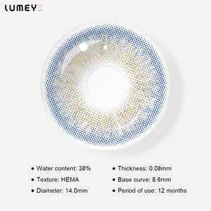 Best COLORED CONTACTS - LUMEYE Kitten Blue Colored Contact Lenses - LUMEYE