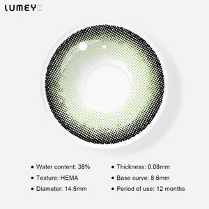 Best COLORED CONTACTS - LUMEYE Tomorrow Land Green Colored Contact Lenses - LUMEYE