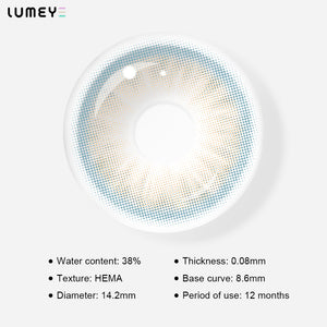 Best COLORED CONTACTS - LUMEYE Litchi Hazel Brown Colored Contact Lenses - LUMEYE