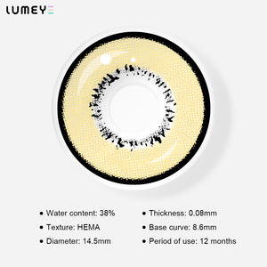 Best COLORED CONTACTS - LUMEYE Magic Brown Colored Contact Lenses - LUMEYE
